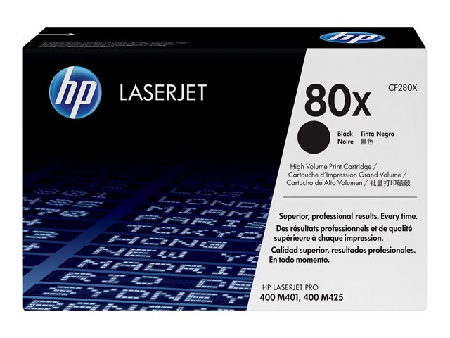 HP CF280X 80x Black Toner 6.9K