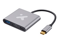 Xtech Adpt USB Type C m to HDMI f Type C f USB3.0 f -XTC-566