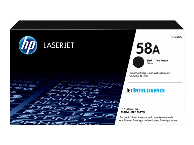 HP 58A Black LaserJet Toner Cartridge