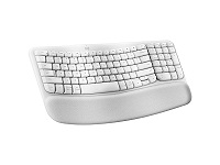 Logitech Teclado inalambrico Wave Keys Blanco Espanol
