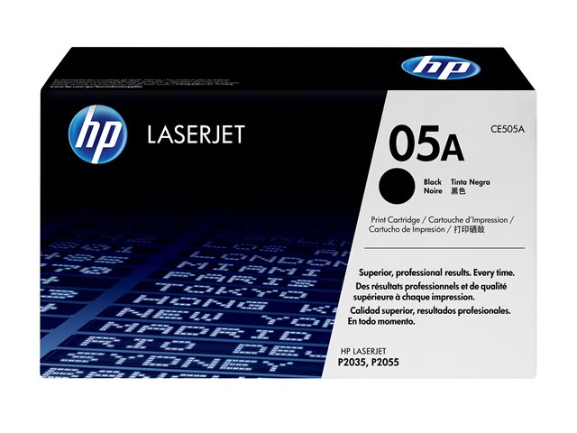 HPc CE505A #05A Black Toner 2300 pages