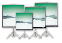 Klip Xtreme Telon c/ Tripode 1,72x1,3m Borde Negro KPS-102B