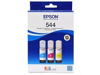 Epson T544 Pack 3 Colores Originales | Tinta EcoTank L1110 L3150
