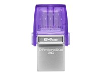 Kingston USB Flash Drives - KNG  64GB microDuo 3C DataTravel