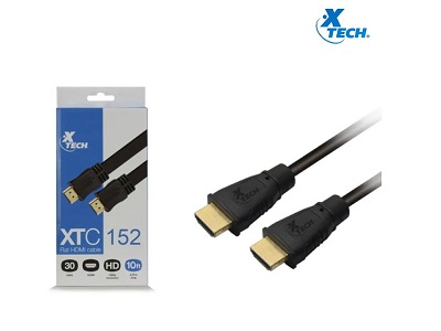 Xtech Cable HDMI 3m | Conexión Universal TV, Monitor, Proyector