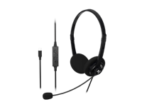 Xtech Conf wired USB-C headset with mic in line cont XTH-245