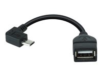 Xtech XTC360 | Adaptador Micro USB a USB Hembra OTG 13.5cm