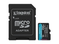 Kingston Flash Memory Cards - KNG 256GB microSD Canvas Go Pl