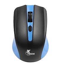 Xtech Mouse Inalámbrico 1600DPI Azul | Precisión y Libertad