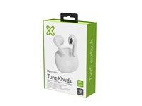 Klip Xtreme TuneXBuds Blancos | Auriculares TWS Bluetooth Sonido HD