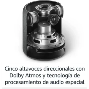 Amazon echo Echo Studio con asistente virtual Alexa negro 110/220V - Imagen 4