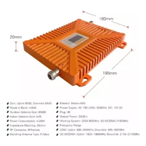 Amplificador De Señal De Celular Repetidor Gsm 850-1900 Mhz - Imagen 3