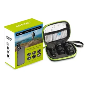 Apexel Kit Lentes 6 En 1 Fish Eye Wide Angle Macro + Filtros - Imagen 2
