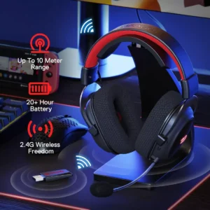 Audífonos Gamer Wireless Redragon Zeus X H510-pro Usb-c - Imagen 5