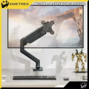 Brazo Para Monitor, Base Monitor Escritorio, Soporte Para Monitor, Soportes Para Pantallas Monitor 17 A 32 Pulgadas, Base Tv Brazo 32 Pulgadas Emetres - Imagen 6