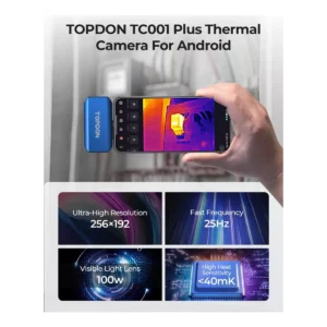 Cámara Térmica Topdon Tc001 Plus Para Android 256x192 Ir - Imagen 5