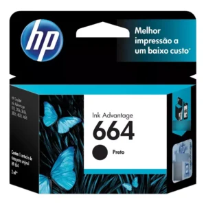 Cartucho De Tinta Hp 664 Negra - Imagen 1