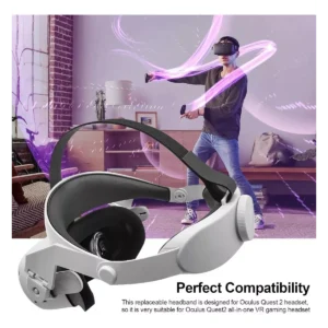 Correa Elite Cabeza Para Oculus Quest 2 Comoda Ajustable - Imagen 7