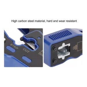 Crimpeadora Rj45 Cat6 Anticorte Profesional Cable De Red - Imagen 4