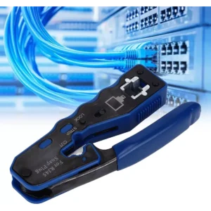 Crimpeadora Rj45 Cat6 Anticorte Profesional Cable De Red - Imagen 9
