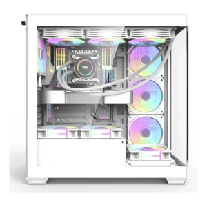 Gabinete Darkflash Ds900 Blanco Atx Vidrio Templado - Imagen 2