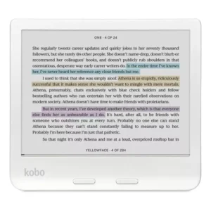 Lector E-reader Kobo Libra Color HD 7" 32GB Blanco Pantalla Color - Imagen 3