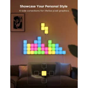 Paneles De Pared Led Govee, Minipanel De Luces Rgbic Smart, - Imagen 5