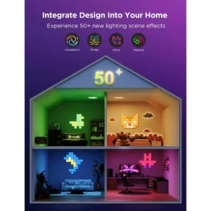 Paneles De Pared Led Govee, Minipanel De Luces Rgbic Smart, - Imagen 8