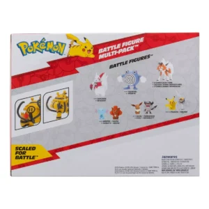 Paquete De Figuras Pokémon Battle Togedemaru Raichu Electivi - Imagen 4