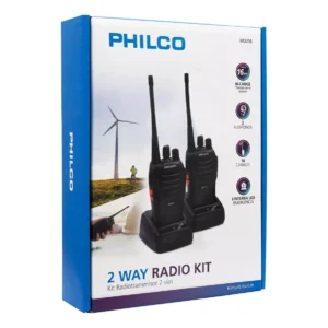 Radio Transmisor Philco Md216 2uni Ideal Guardias -bascotel Color Negro - Imagen 10