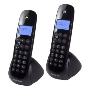 Teléfono Motorola Negro inalámbrico Pack 2 - color negro